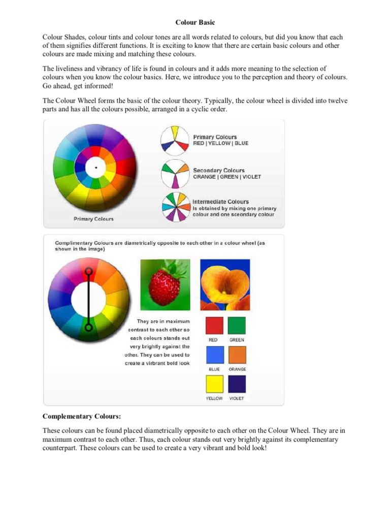 Science of Colors | PDF | Color | Blue