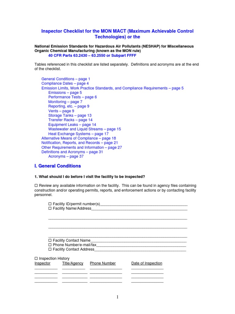Maximum Achievable Control Technology Mact Standards – RMXM