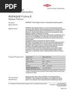 Ropaque™ Ultra E: Technical Data Sheet For Europe, Middle East and Africa