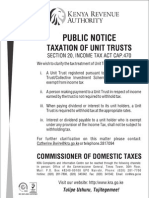 Taxation of Unit Trusts