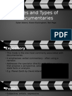 Modes of Documentaries