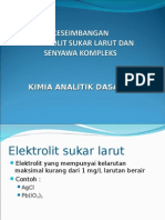 Elektrolit Sukar Larut Dan Seny Kompleks