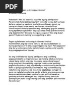 Talumpati Tungkol Sa Kahirapan