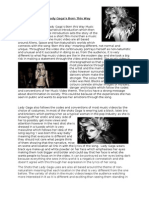 Textual Analysis of Lady Gaga