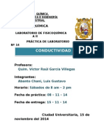 Informe N°13 Conductividad