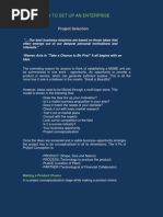 How To Set Up An Enterprise