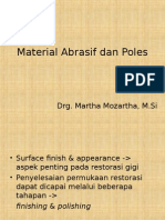 Material Abrasif Dan Poles (Bahan Kuliah)