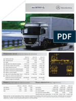 FICHA TÉCNICA CAMINHAO BAÚ MERCEDEZ