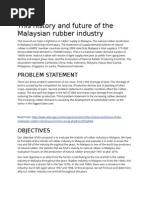 Download This History and Future of the Malaysian Rubber Industry by shugan_angel95 SN282712835 doc pdf