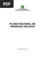 Plano Nacional de Resíduos Sólidos