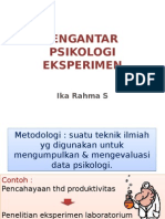 Psikologi Eksperimen