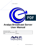 AvalpaBroadcastServerUserManual-v3.0