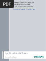 Position Control of A Drive Via S7 1200