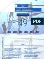 Filosofía de La Economía II. La Economía Como Ciencia Social. Alejo Sison.