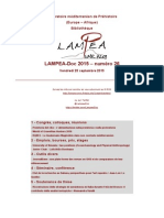 LAMPEA-Doc 2015 – numéro 26 / Vendredi 25 septembre 2015