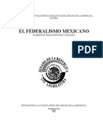Federalismo Mexicano (Elementos Para Su Estudio y Análisis)