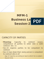 MFM-1 Business Law Session-2