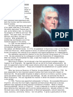 American Biography Thomas Jefferson