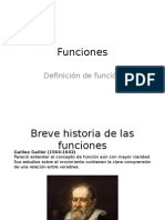Historia y Definición de Función.