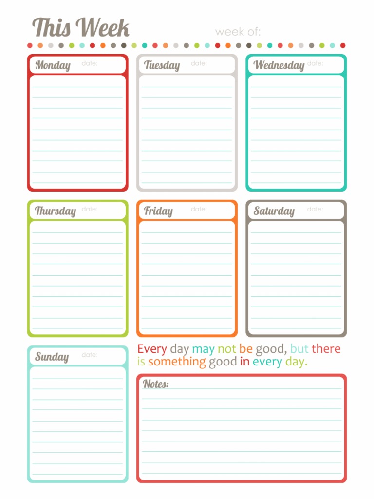 Worksheet This Week-Fillable PDF | PDF