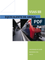 Informe de Equivalente de Arena 