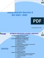 Interpretación Seccion 8 ISO 9001 - 2000 ISIVEN