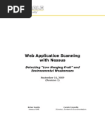 Tenable Web App Scanning