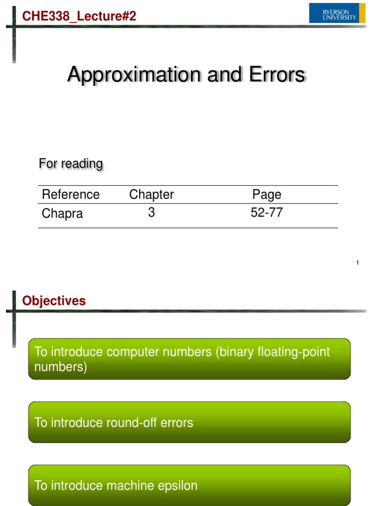 (3.) Approximation and Errors (Part 1) | PDF | Significant Figures ...
