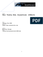 Win Vista DLL Injection (32bit)