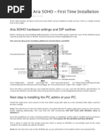 LG-Ericsson Aria SOHO - First Time Installation