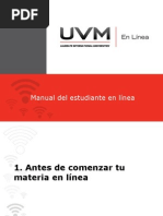 Manual Estudiante UVM en Línea