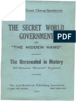 Cherep-Spiridovich, The Secret World Government, or The Hidden Hand, The Unrevealed in History, 100 Historical Mysteries Explained