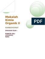 Makalah Kimia Organik II (Karbohidrat)