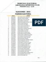 Padron Electoral Final - 2015