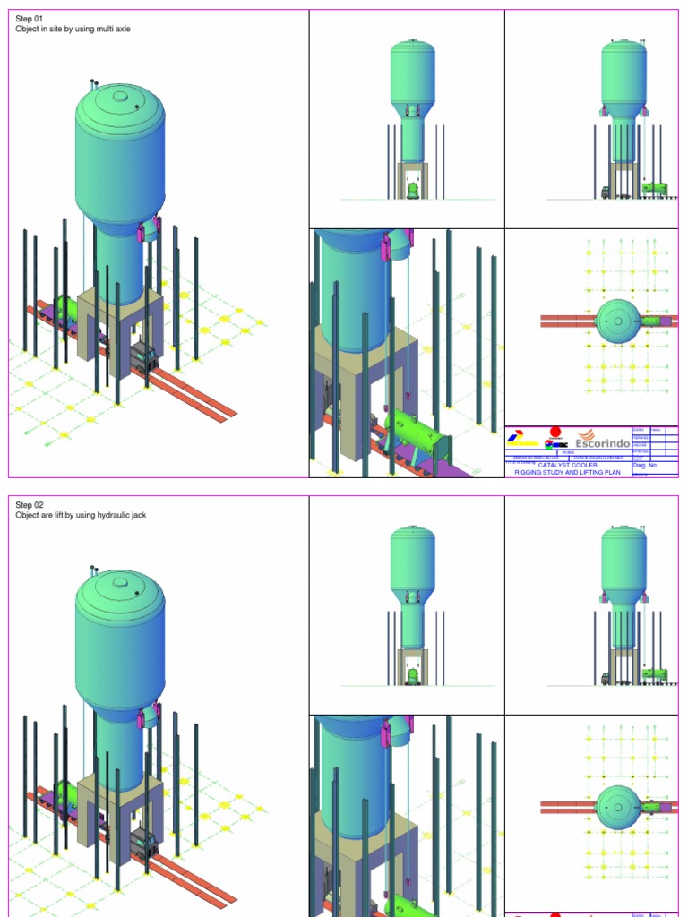 Casing Lifting Procedure with Strand Jacks | PDF | Manufactured Goods ...