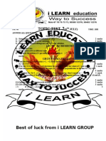Topic Test: Best of Luck From I LEARN GROUP