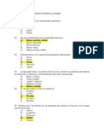 Preguntas Geografía Examen