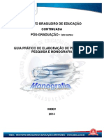 Guia para projeto de pesquisa e monografia