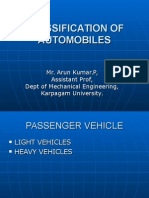 Classification of Automobiles