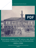 Estudios Sobre La Capital Del Sur. Ciudad y Sociedad en Concepción, 1835-1930. (2015)