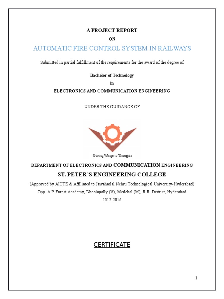 Fire Control System for Railways | PDF | Rectifier | Relay