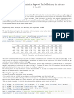 Regression Models Project