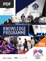 The Hotel Show Dubai knowledge programme