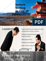 4 Factors Affecting The Rise of Japan