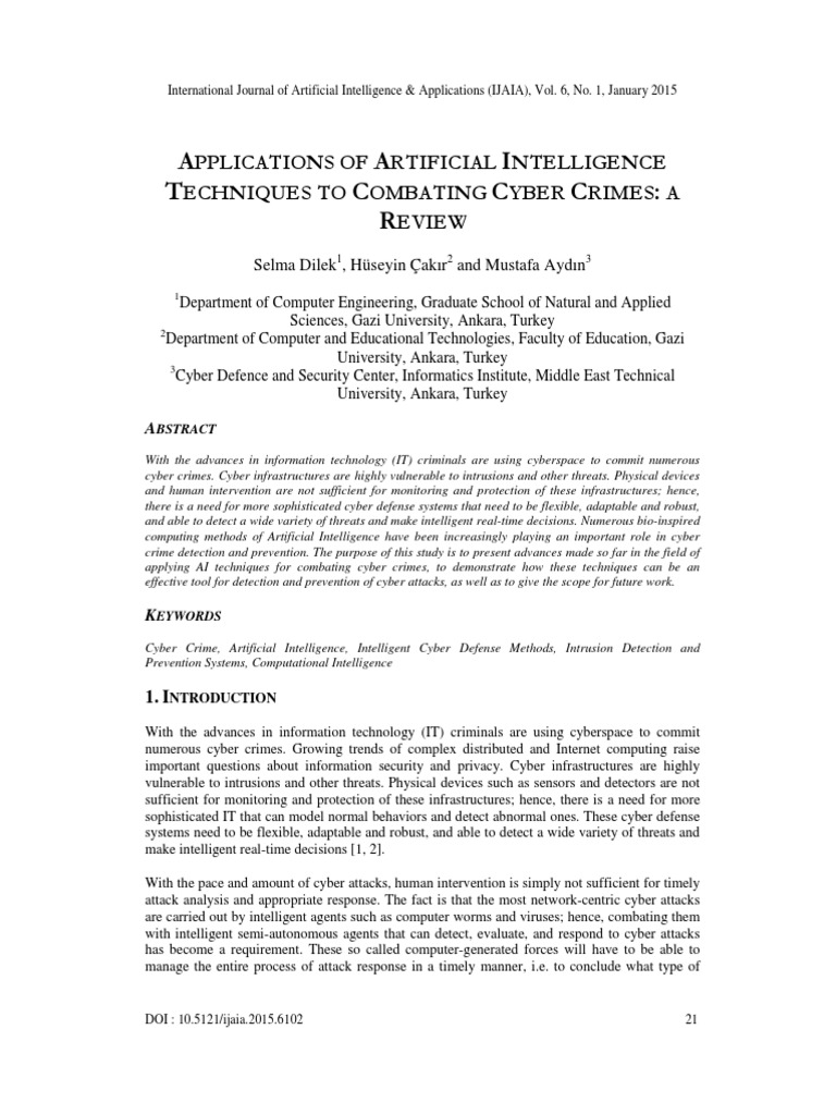 Applications of Artificial Intelligence PDF | PDF