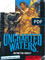 Uncharted Waters Manual SNES