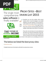 Free Proxy List - Public Proxy Servers (IP PORT) - Hide My  
