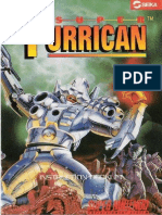 Super Turrican Manual SNES