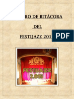 Libro de Bitácora Del Festijazz 2015