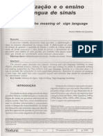 Ronice Müller de Quadros - A Alfabetização e o Ensino Da LS